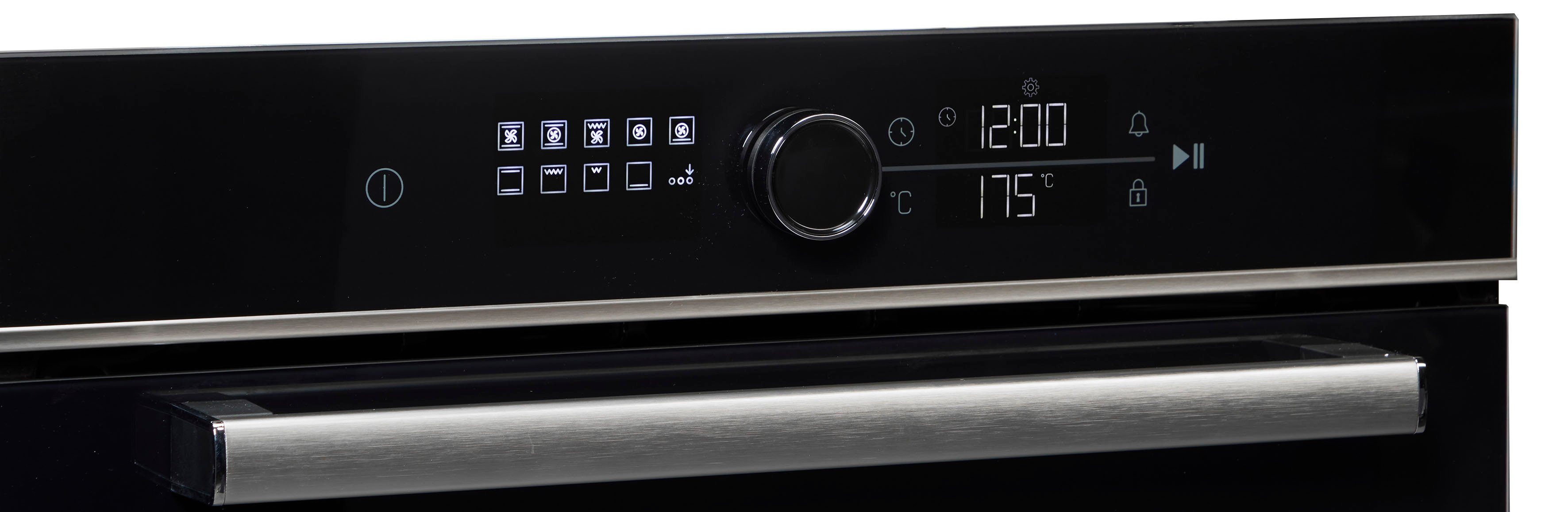 BEKO Einbaubackofen BBIM13400XS, BBIM17400BS, mit 1-fach-Teleskopauszug, SteamShine