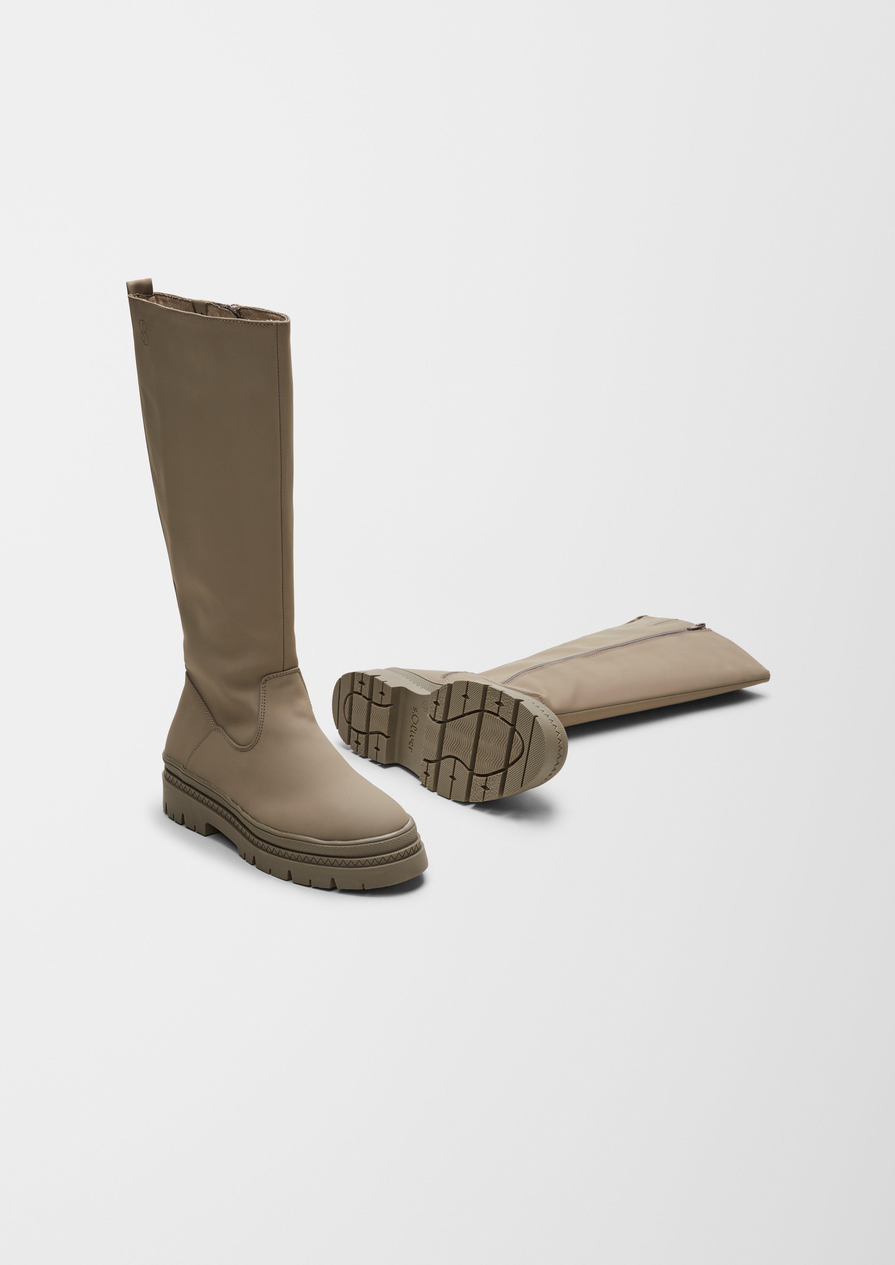 Stiefel in Leder-Optik  6006551-341