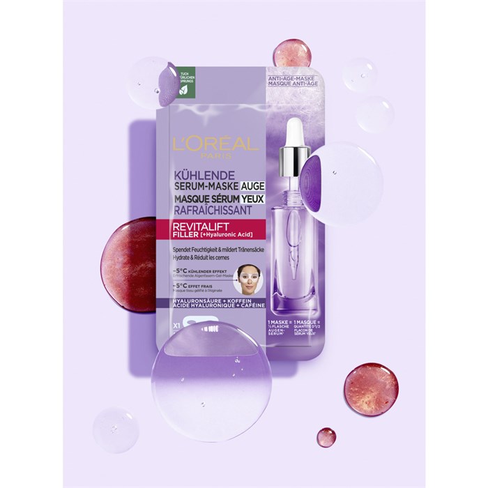 Filler kühlende Augen Serum-Maske