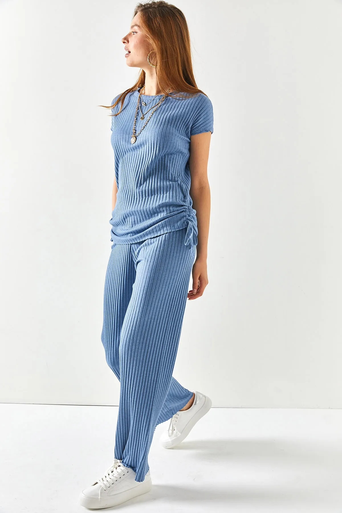 Olalook  Zweiteiler - Blau - Oversized