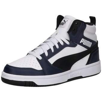 PUMA Rebound V6 Mid Jr Sneaker in weiß