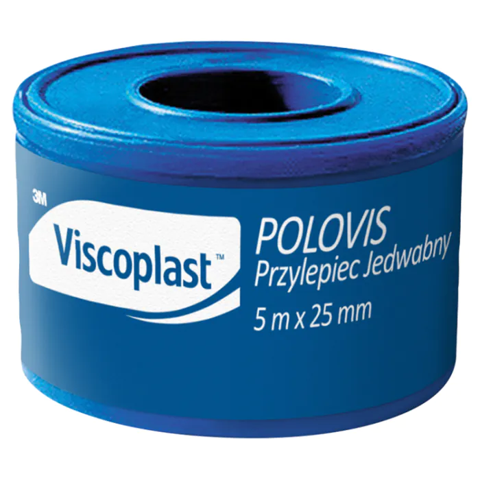 Fita adesiva Viscoplast Polovis, de seda, 5x0,025m