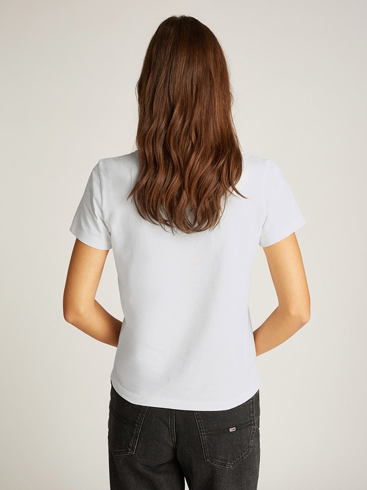 TOMMY JEANS Shirt in Weiß günstig kaufen