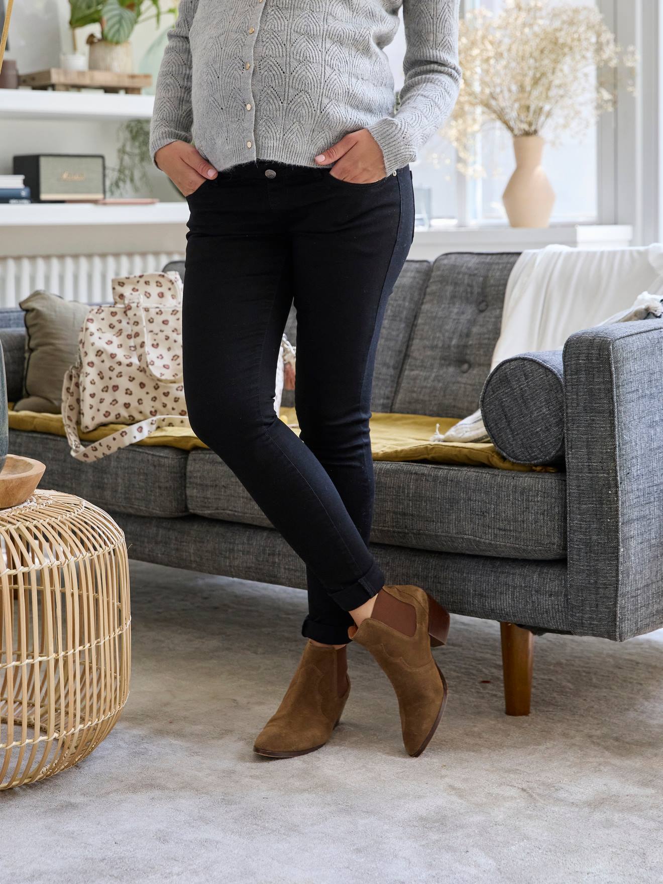 Jean skinny de grossesse stone