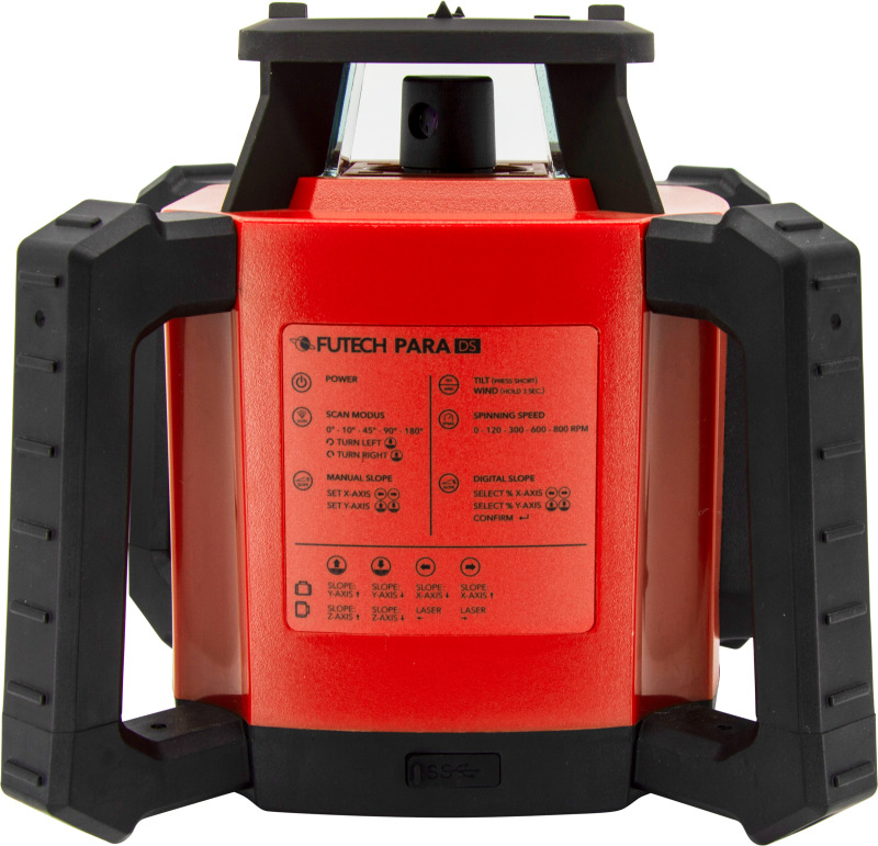 Futech 052.05R.50 Para DS Laser de rotation rouge + Récepteur Para MM