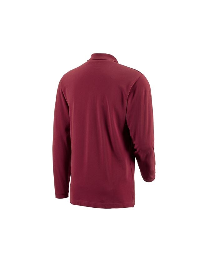 e.s. Longsleeve-Polo cotton Pocket