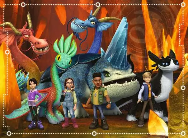 Kinderpuzzle ab 6 Jahren - Dragons: Die 9 Welten - 100 Teile