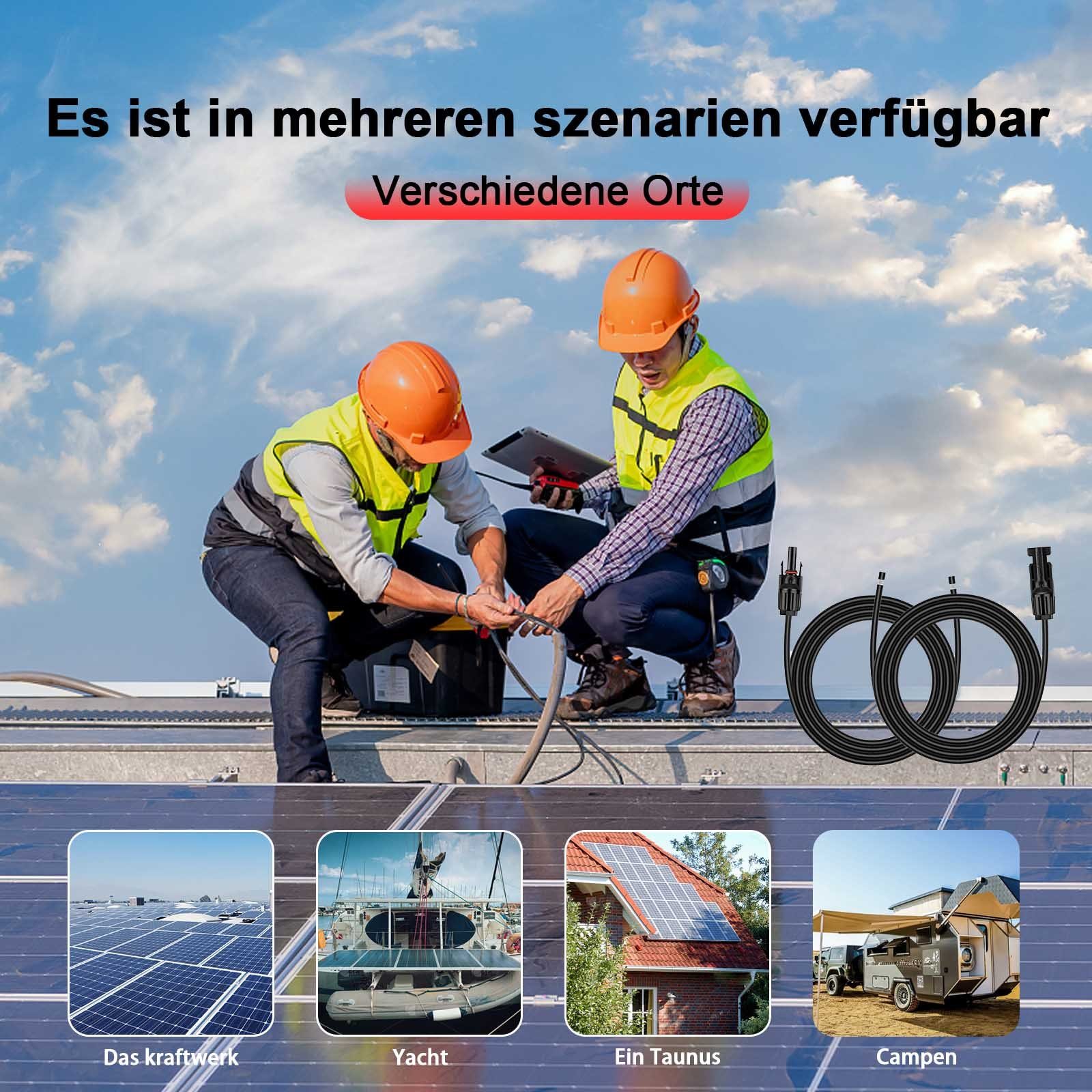 PFCTART Solaranlage 100W-Photovoltaik-Panel, Hochwertige Solarpanel