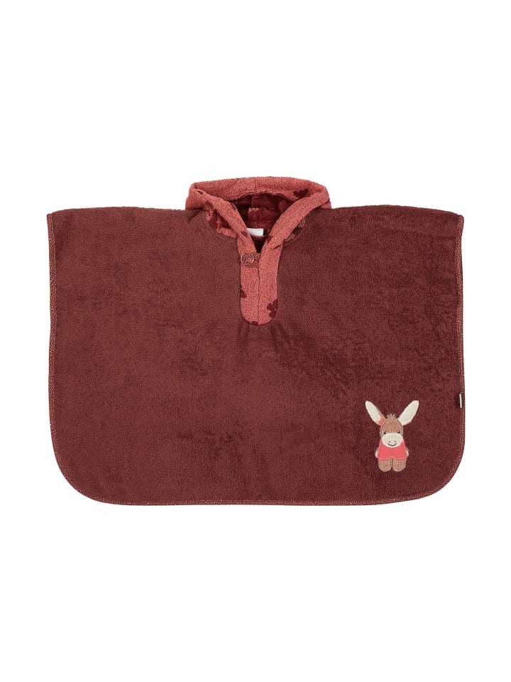 Sterntaler Badeponcho ESEL Emmily in dunkelrot günstig kaufen onesize