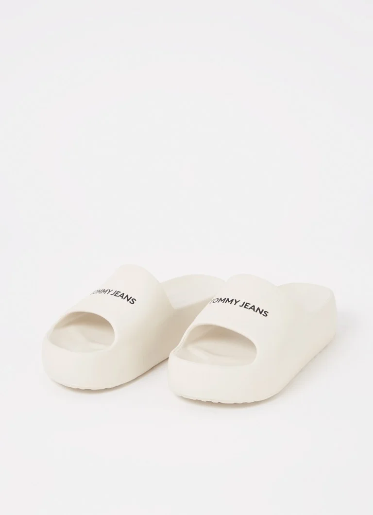 Papuci cu platformă Tommy Hilfiger cu logo