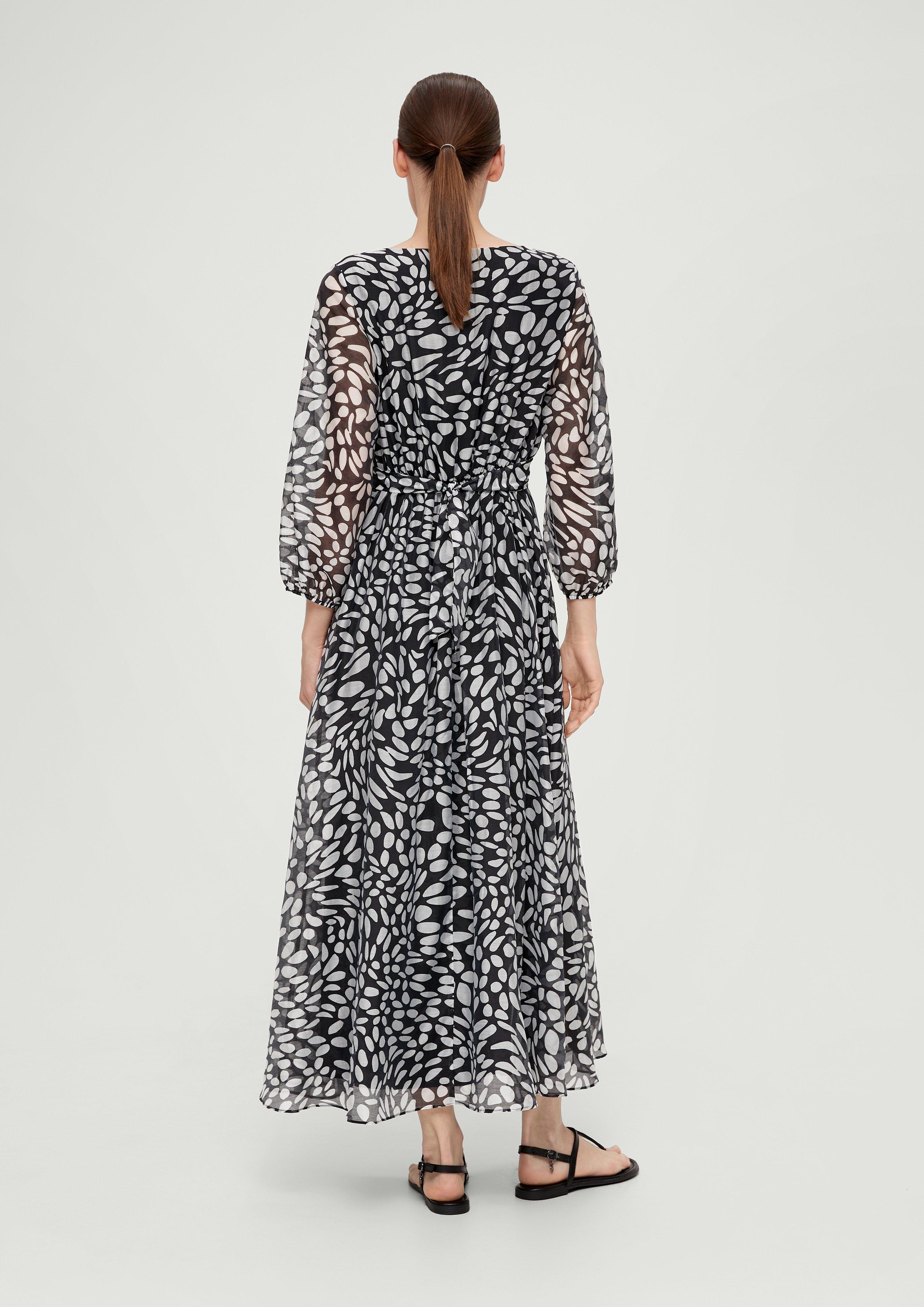 Maxikleid mit Wickel-Detail  2131776-99A0