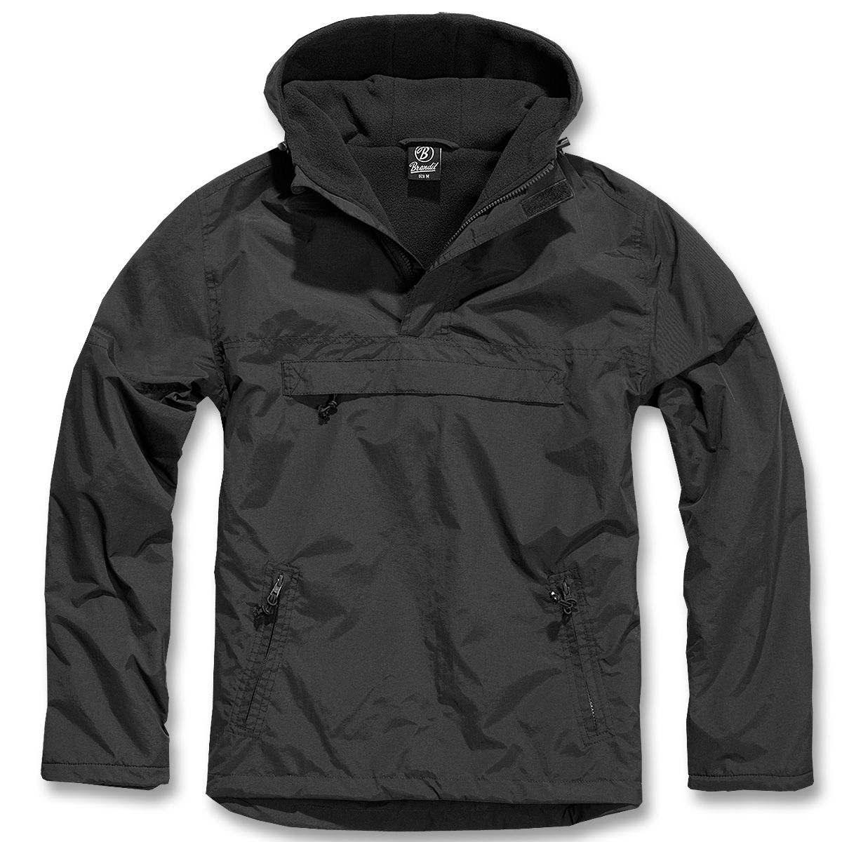Hooded Windbreaker m. Fleecefutter