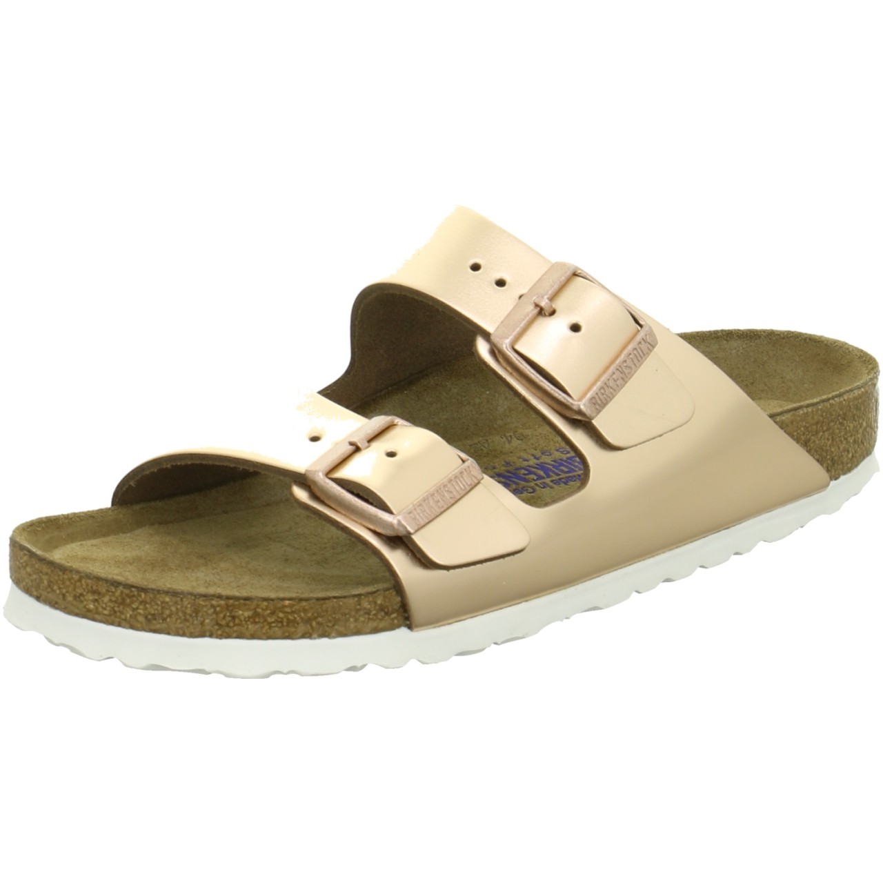 BIRKENSTOCK Pantoletten braun Arizona NL WB Metallic Copper