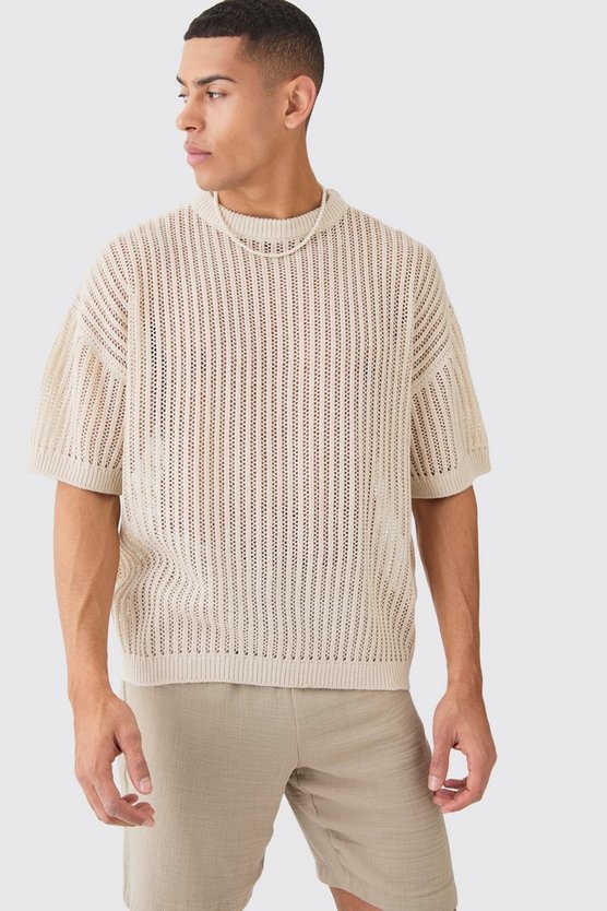 Oversize T-Shirt mit Naht-Detail