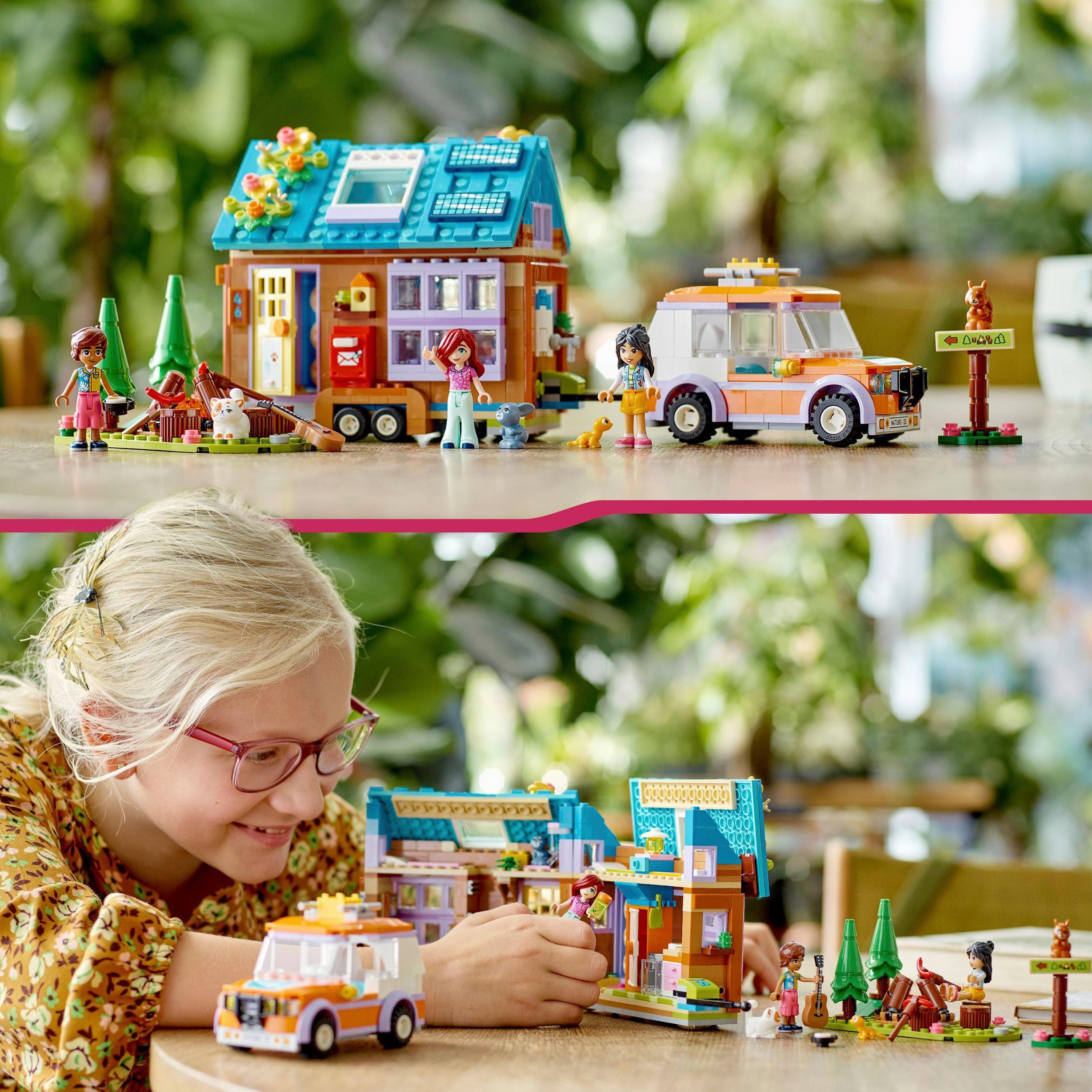 LEGO® Konstruktionsspielsteine Mobiles Haus (41735), LEGO® Friends, (785 St), Made in Europe