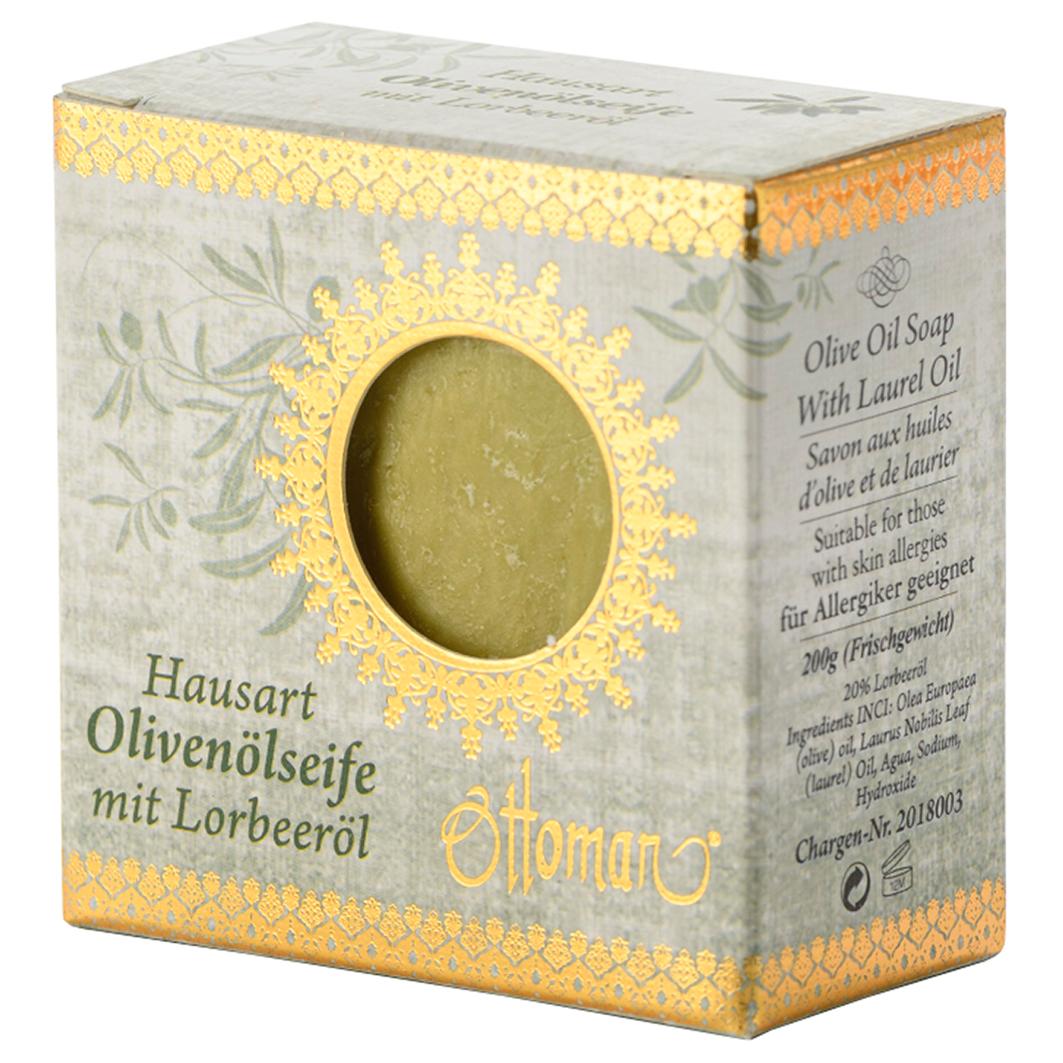 Olivenölseife - Hausart grün