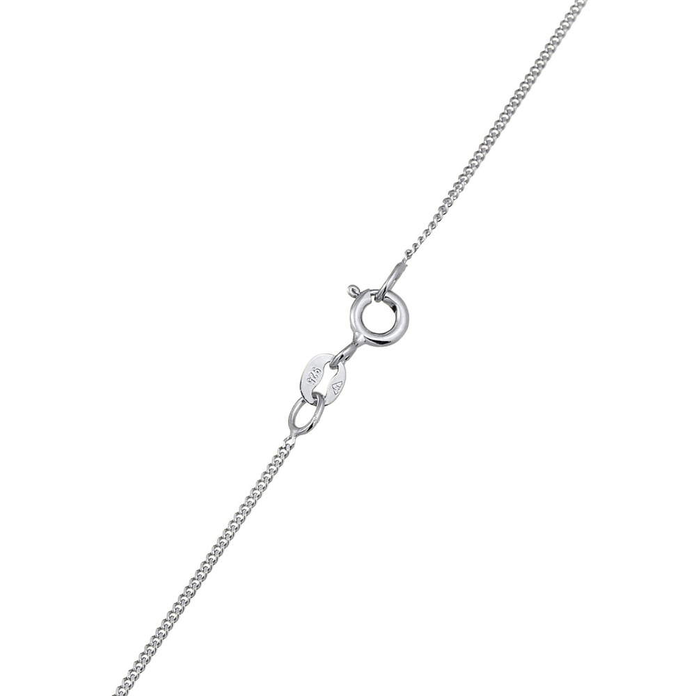 Elli Elli Collier Pendentif Femme Cœur Simple Connecté en Argent massif 925 Bijoux