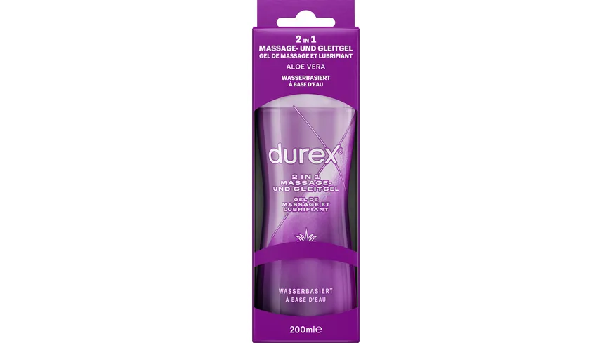 Durex 2in1 Massage- & Gleitgel Aloe Vera 200 ml
