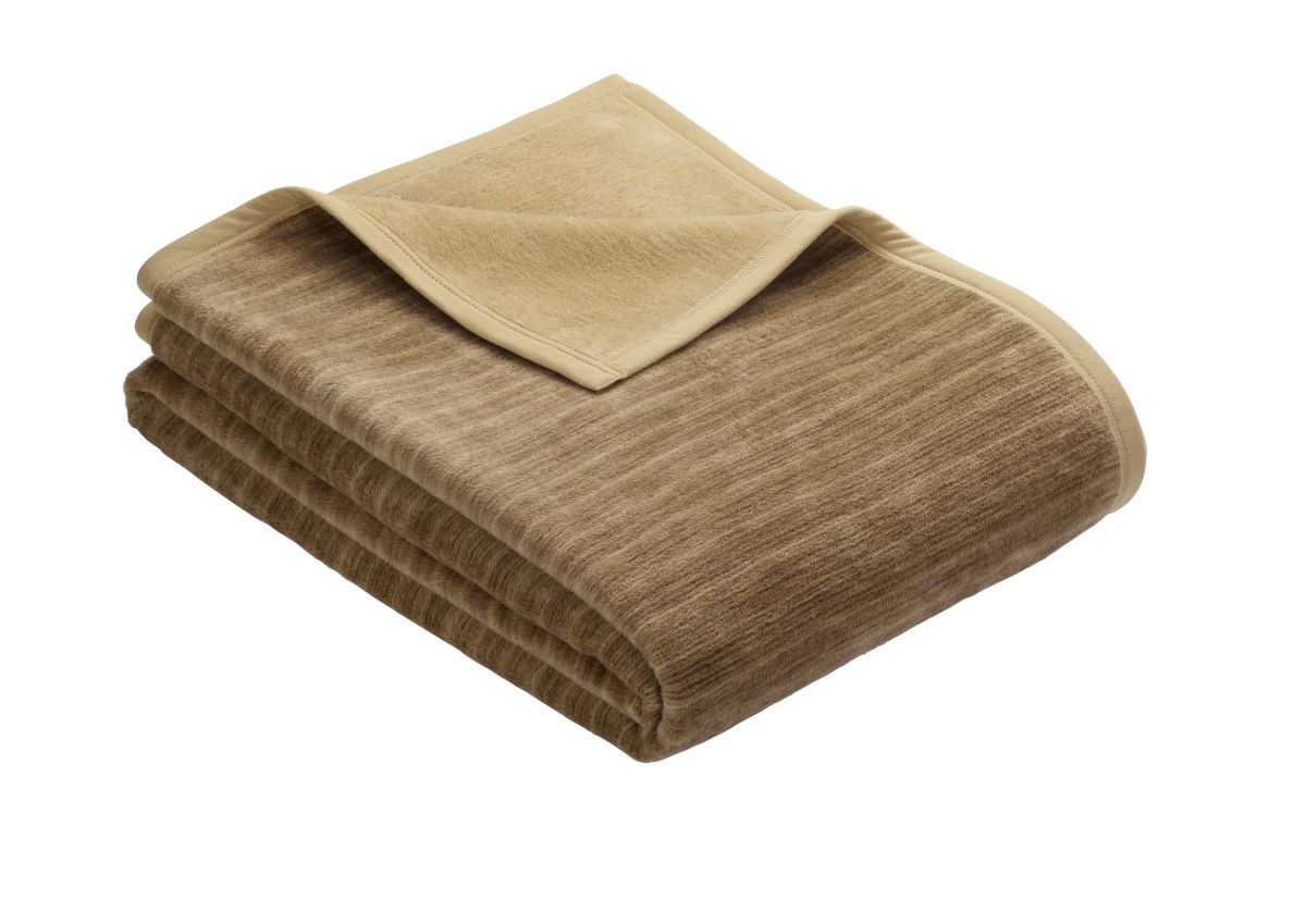 Jacquard Sesselschoner Fano Braun-Camel 50 x 200 cm