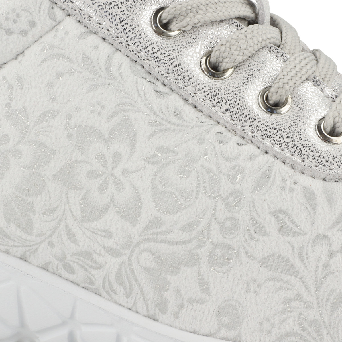 Waldläufer H-Havy-Soft Sneaker Low silber