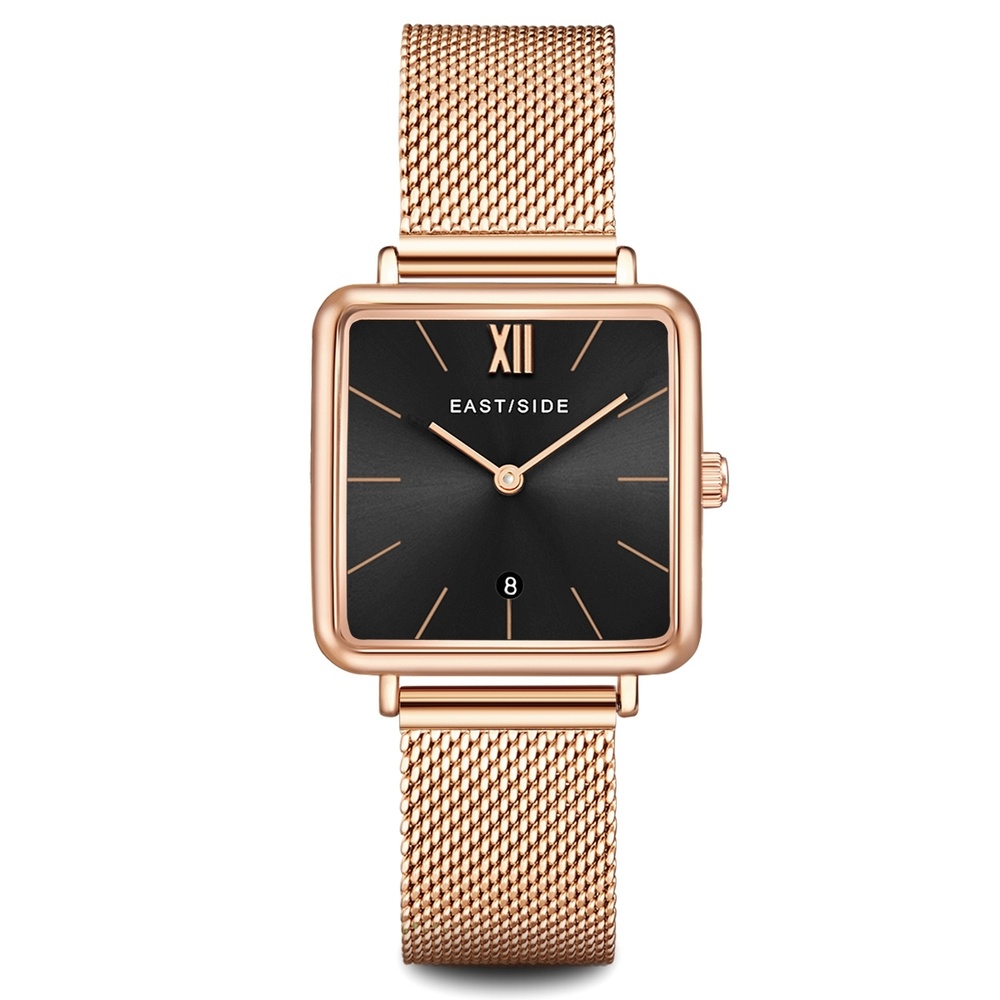 EASTSIDE Montre à quartz Grand en Or rose Acier inoxydable en Or rose Montre