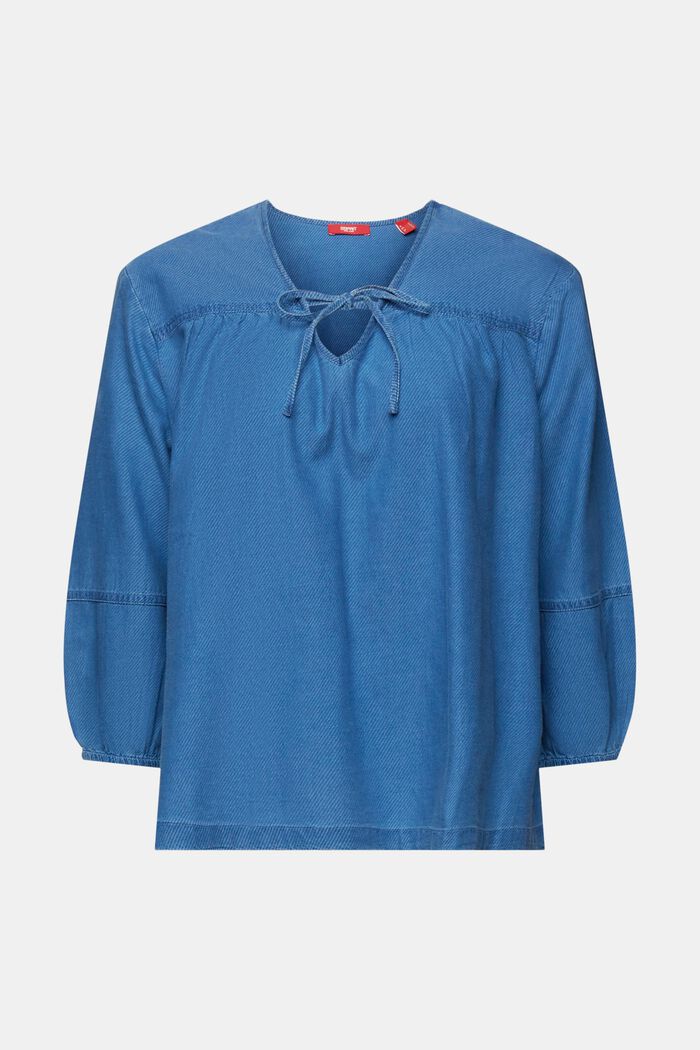 Bluse aus Baumwolltwill