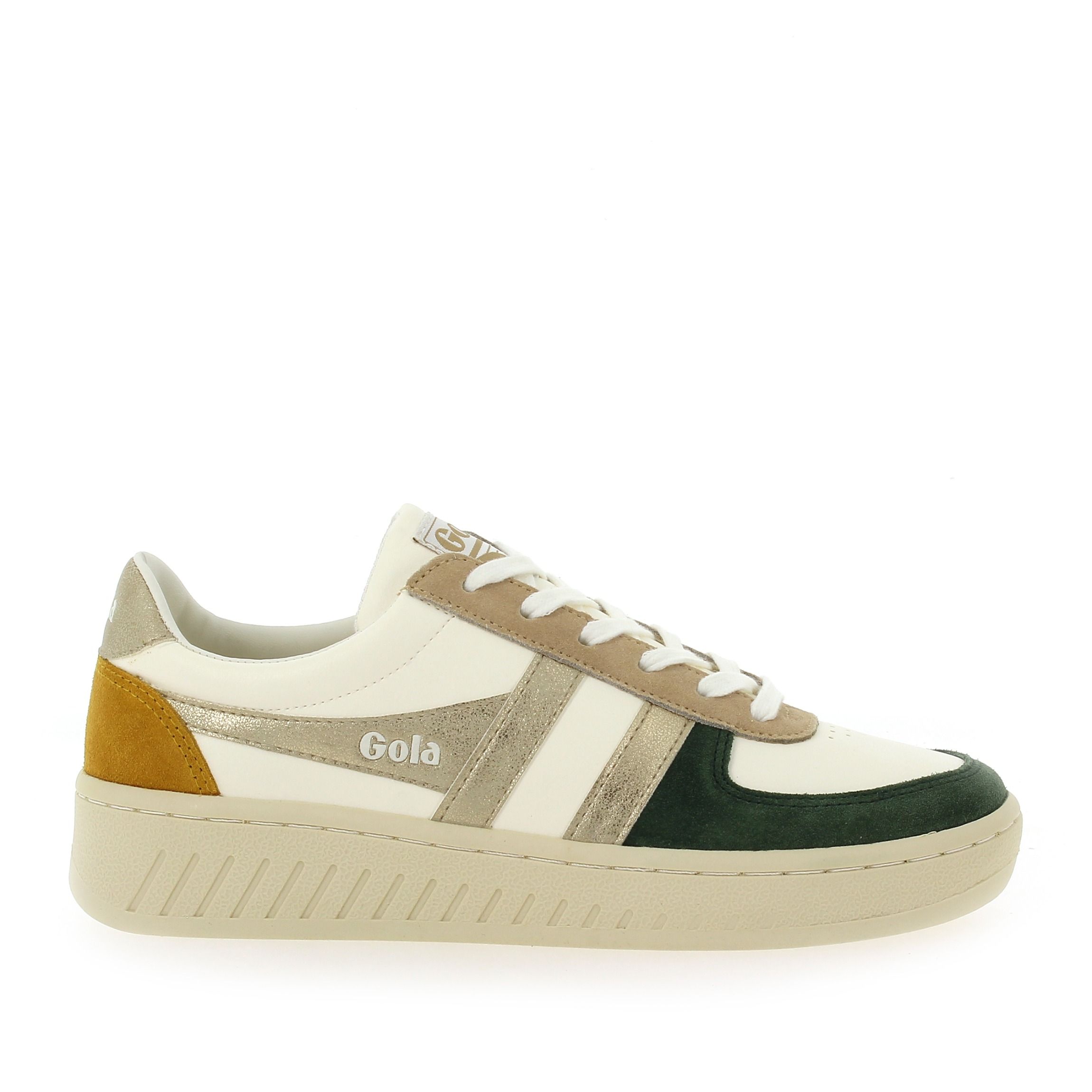 Gola  GRANDSLAM QUADRANT CLB207 - Blanc Vert