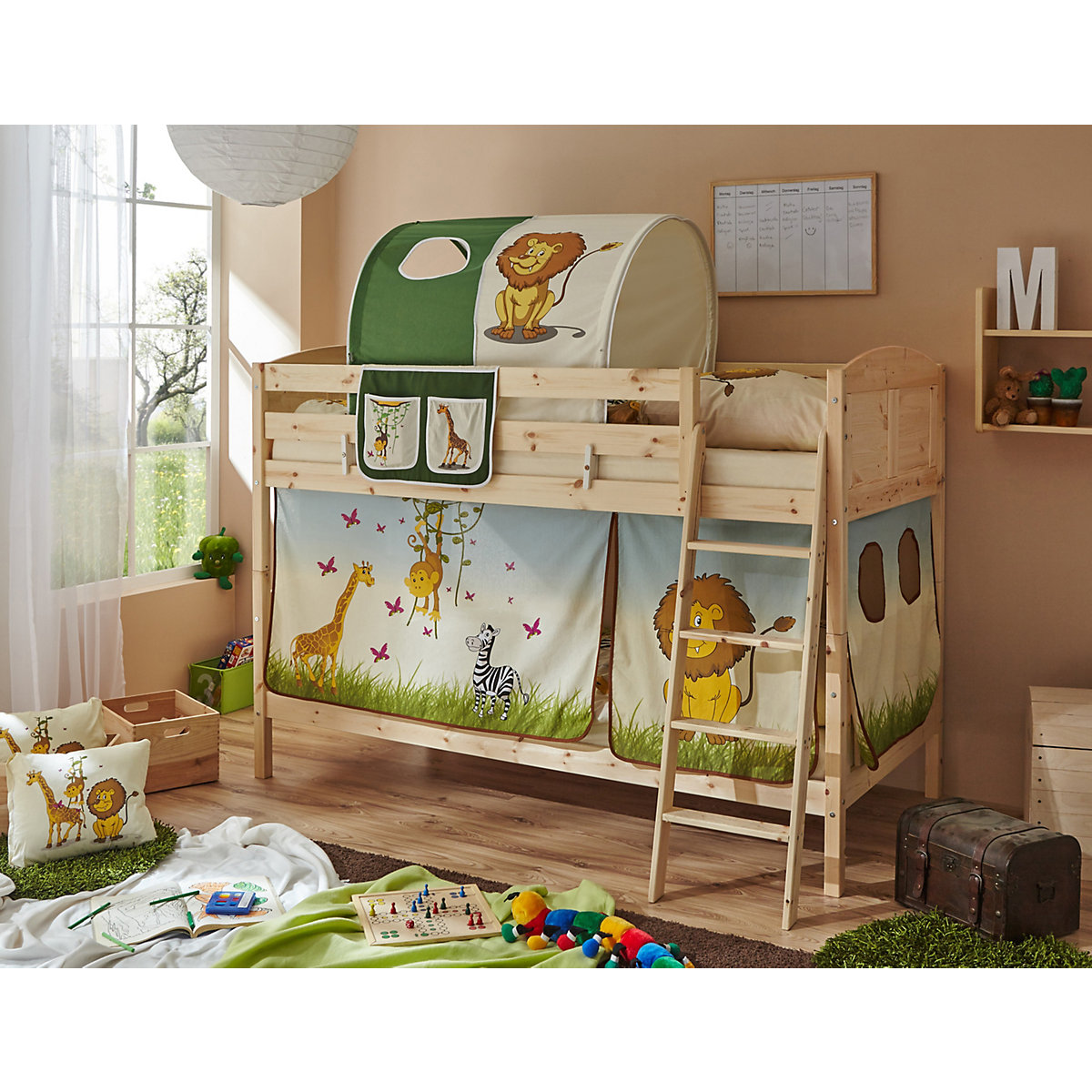 Etagenbett Erni Country Kiefer Natur