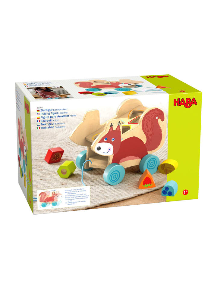 Haba Nachziehspielzeug Ziehfigur Eichhörnchen in mehrfarbig günstig kaufen onesize