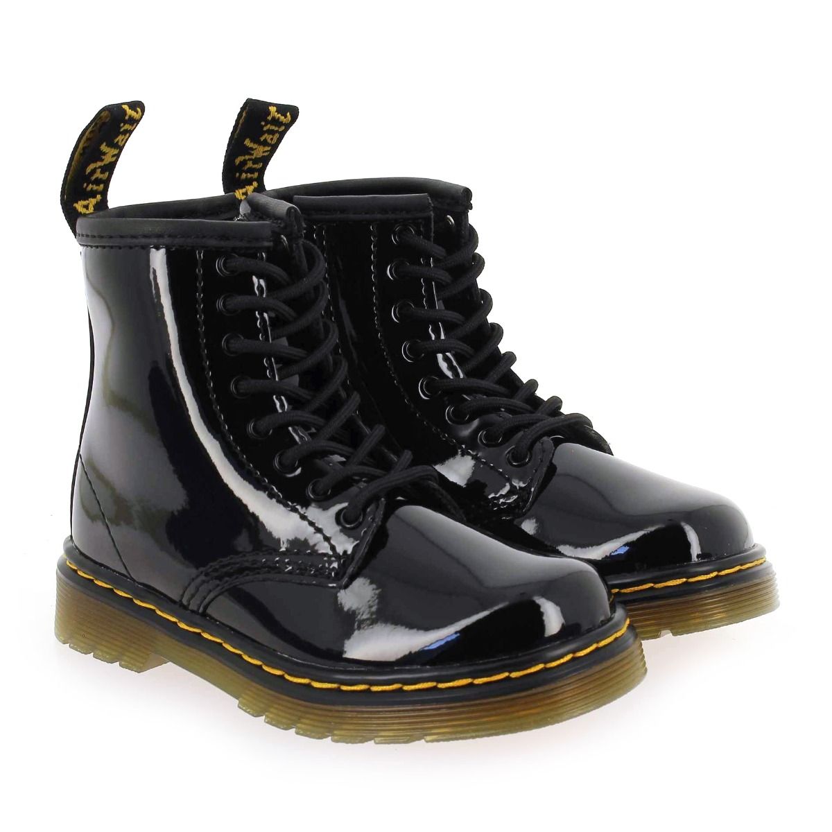 Dr Martens  1460 JUNIOR VERNIS - Noir
