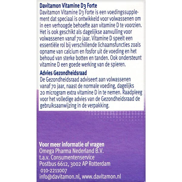 Davitamon D-vitamiini aikuisille sulavat tabletit 75 kpl