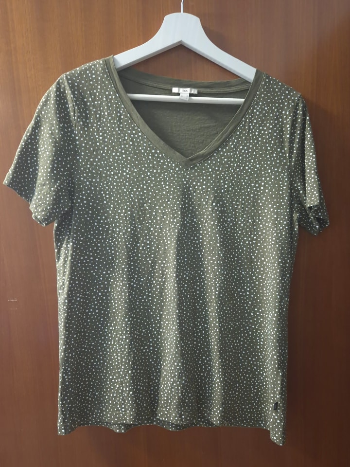 ESPRIT Neues T-Shirt in Khaki (nur vorgewaschen) günstig kaufen L