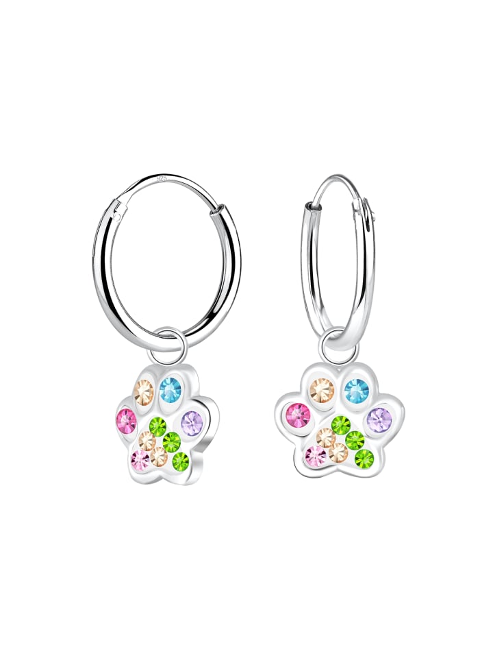 Alexander York Kinderschmuck-Ohrringe PFOTE in 925 Sterling Silber, 2-tlg. günstig kaufen onesize