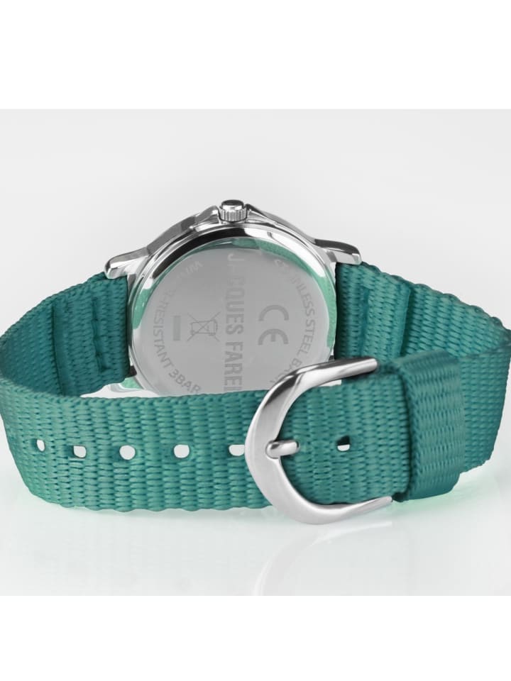JACQUES FAREL Quarzuhr KCF 067 in Silber günstig kaufen onesize