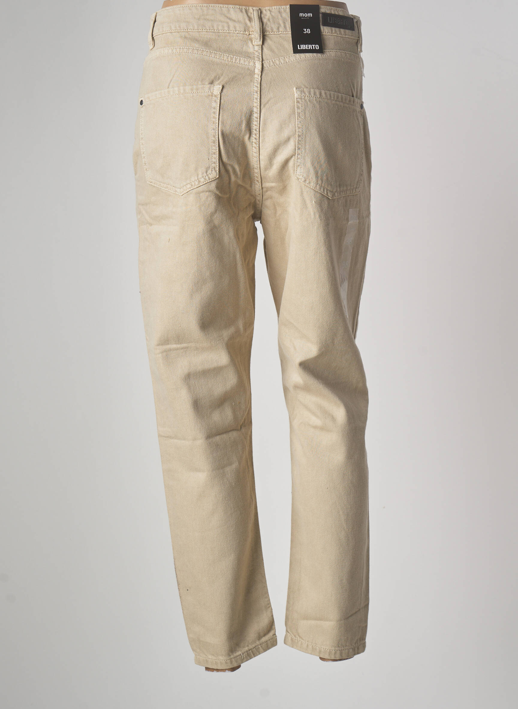 Liberto Jean Mom Femme couleur beige