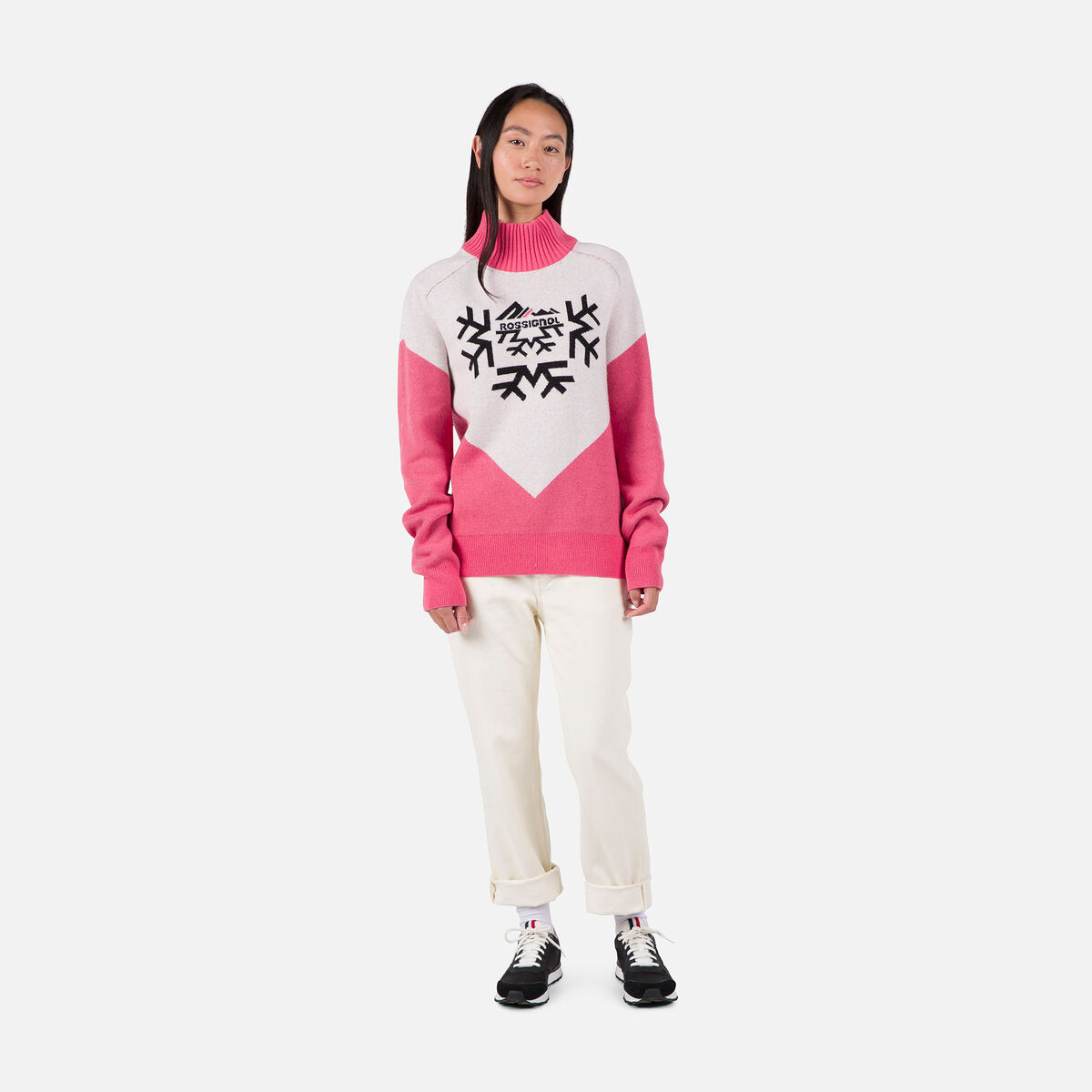 Damenpullover mit Rollkragen Cieloalto