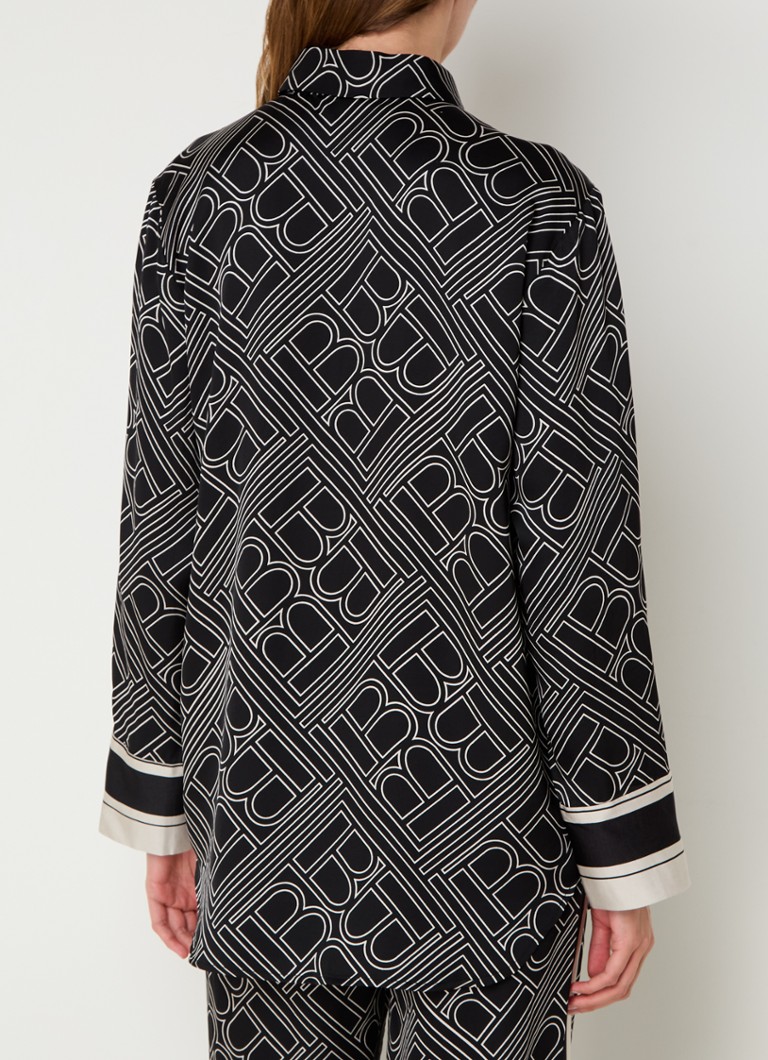 Blouse en satin Baude imprimée de Bruuns Bazaar