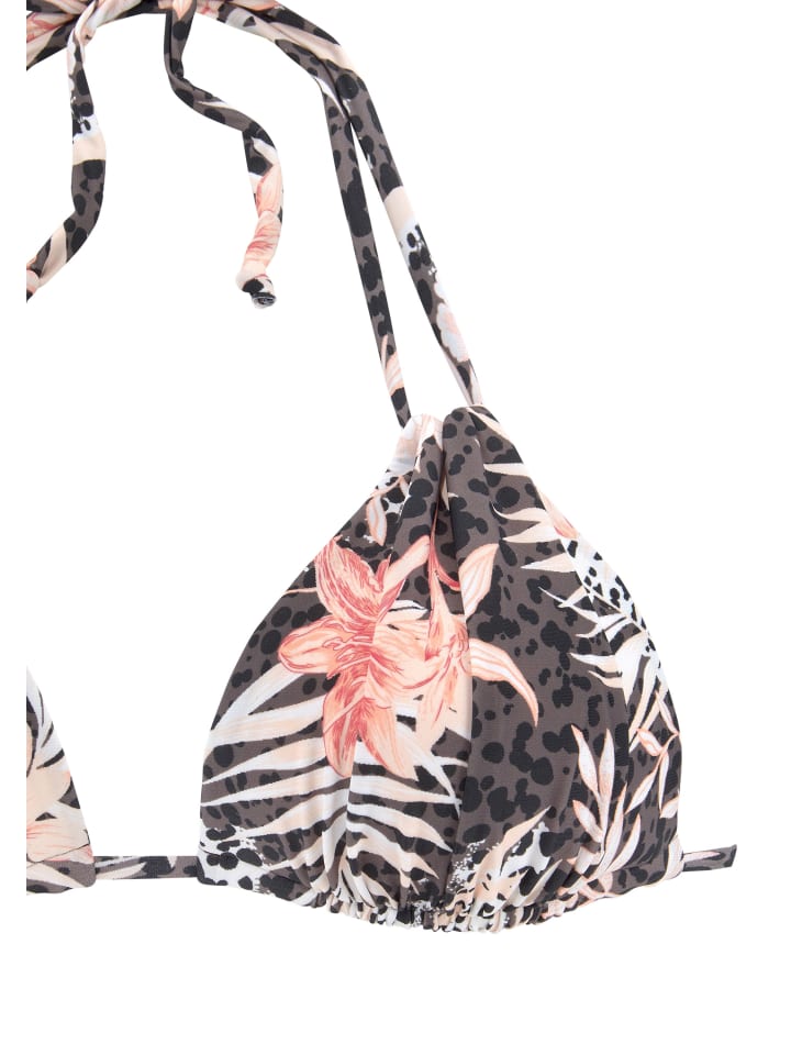 Buffalo Triangel-Bikini in braun-apricot günstig kaufen