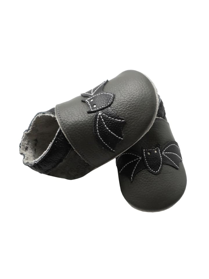 Yalion Leder-Krabbelschuhe 