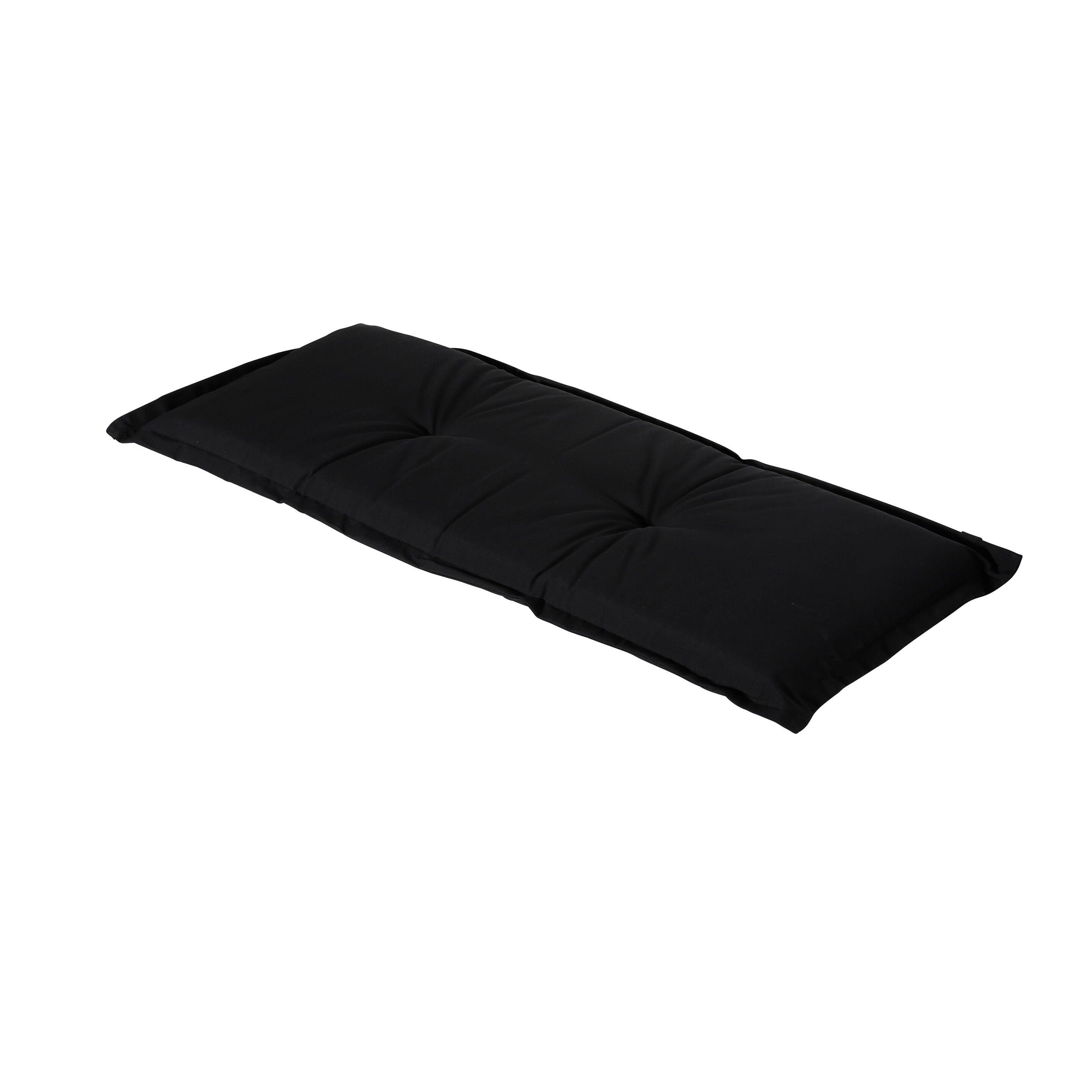 Madison Panama Schwarz 180x48 Bankkissen