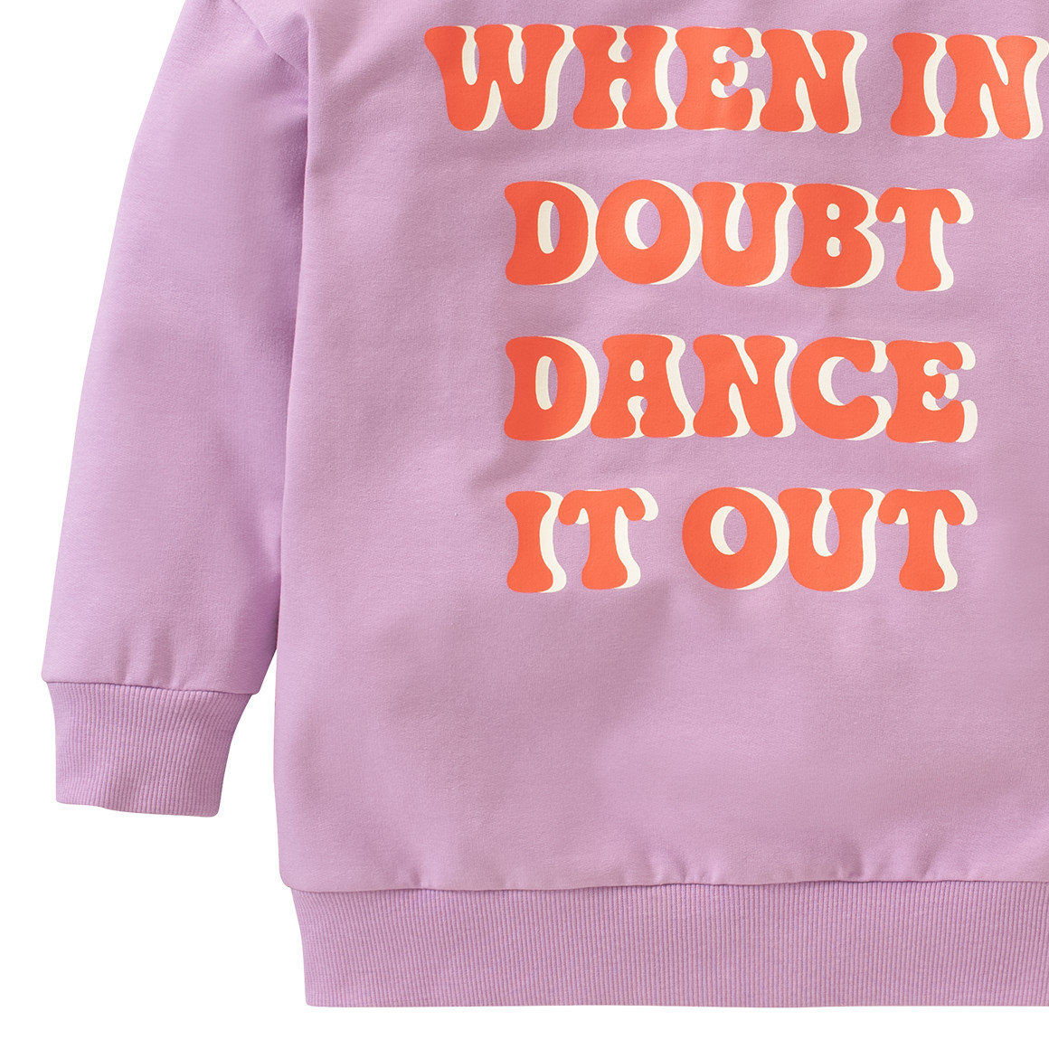 Mädchen Sweatshirt mit Message-Print