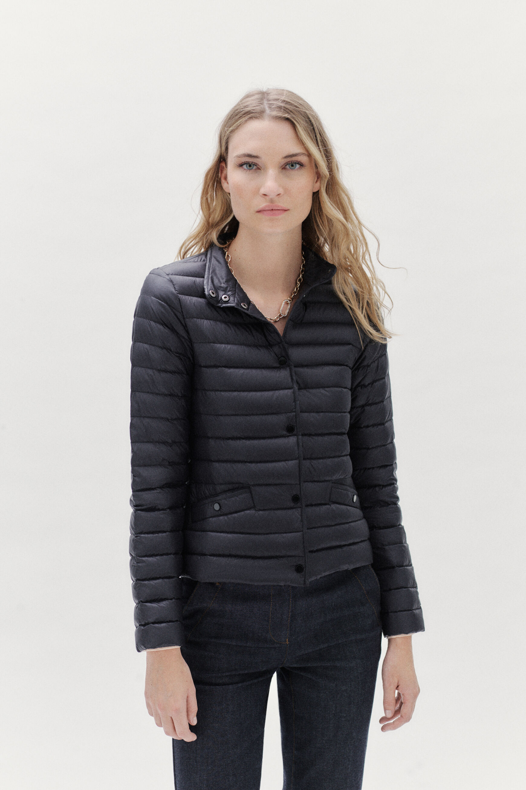 Doudoune camelia noir femme