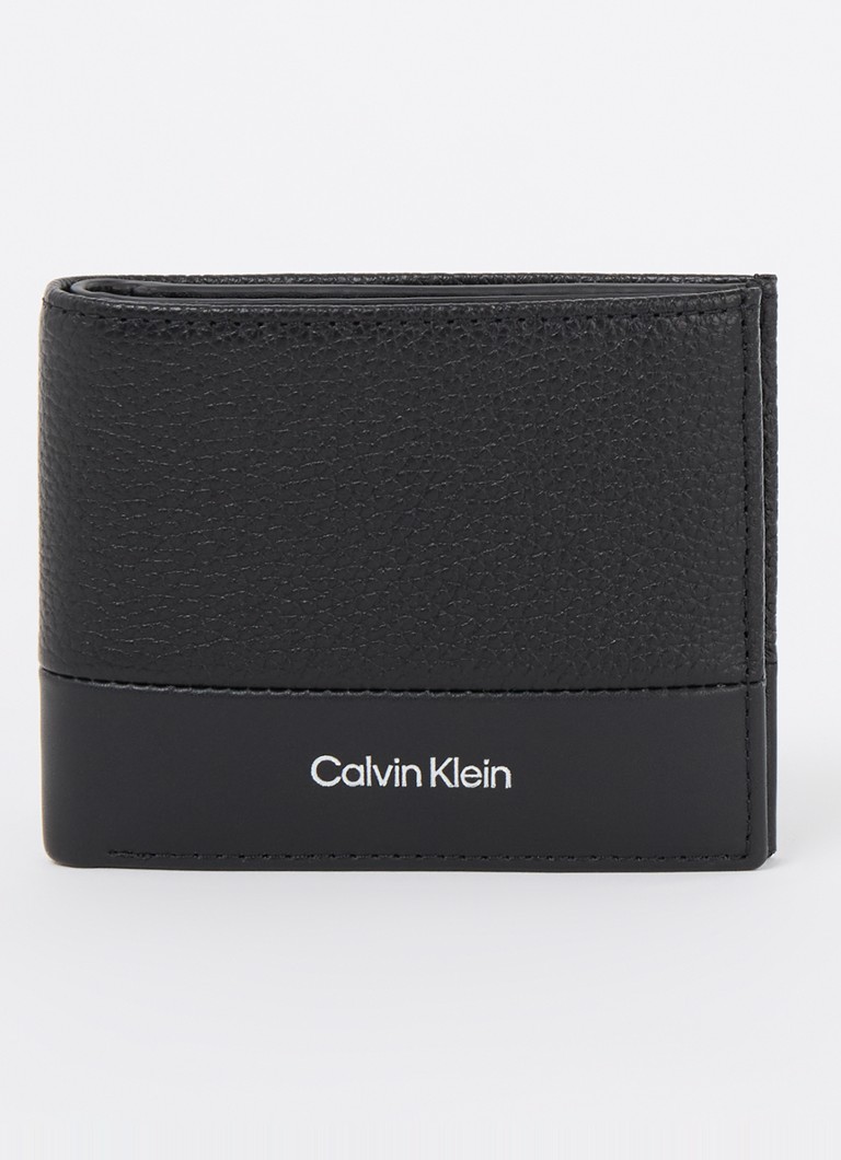 Portefeuille en cuir texturé Calvin Klein