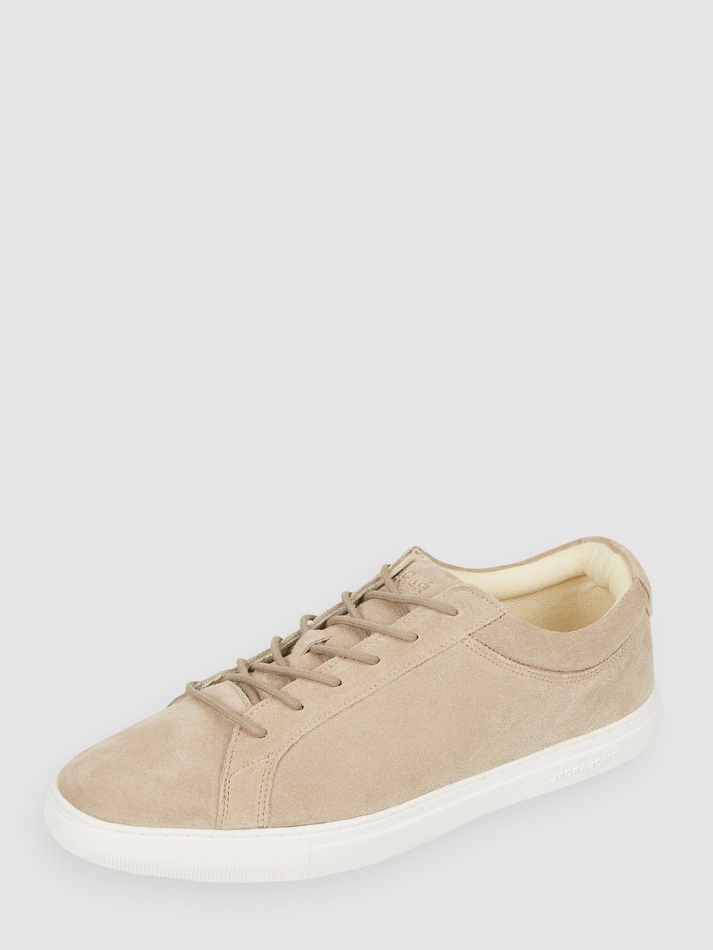 Sneaker aus Veloursleder Modell 'Galaxy' in beige