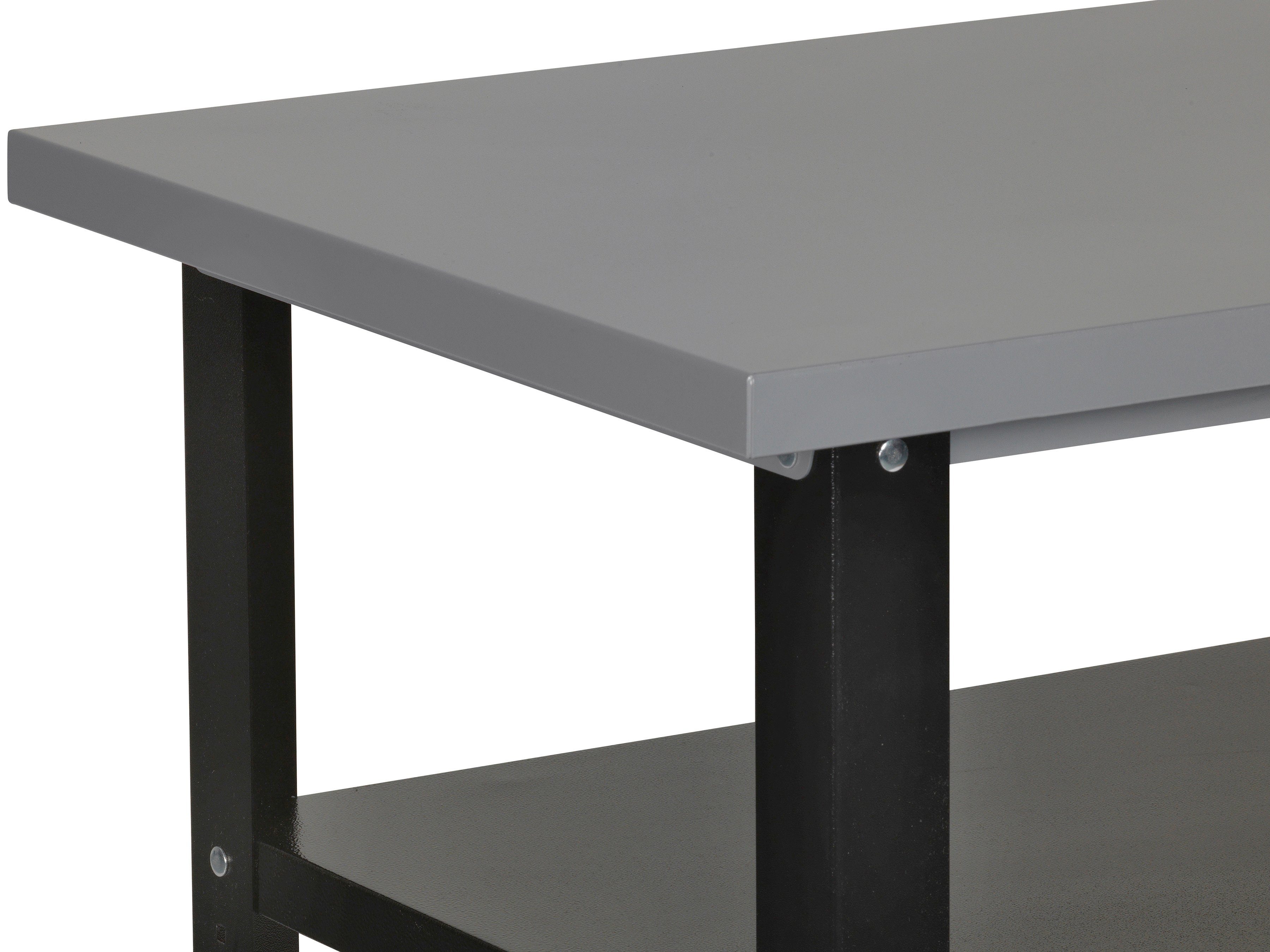 Profiwerk Werkbank Freiburg, Breite 110 cm, höhenverstellbar, robuste Arbeitsplatte