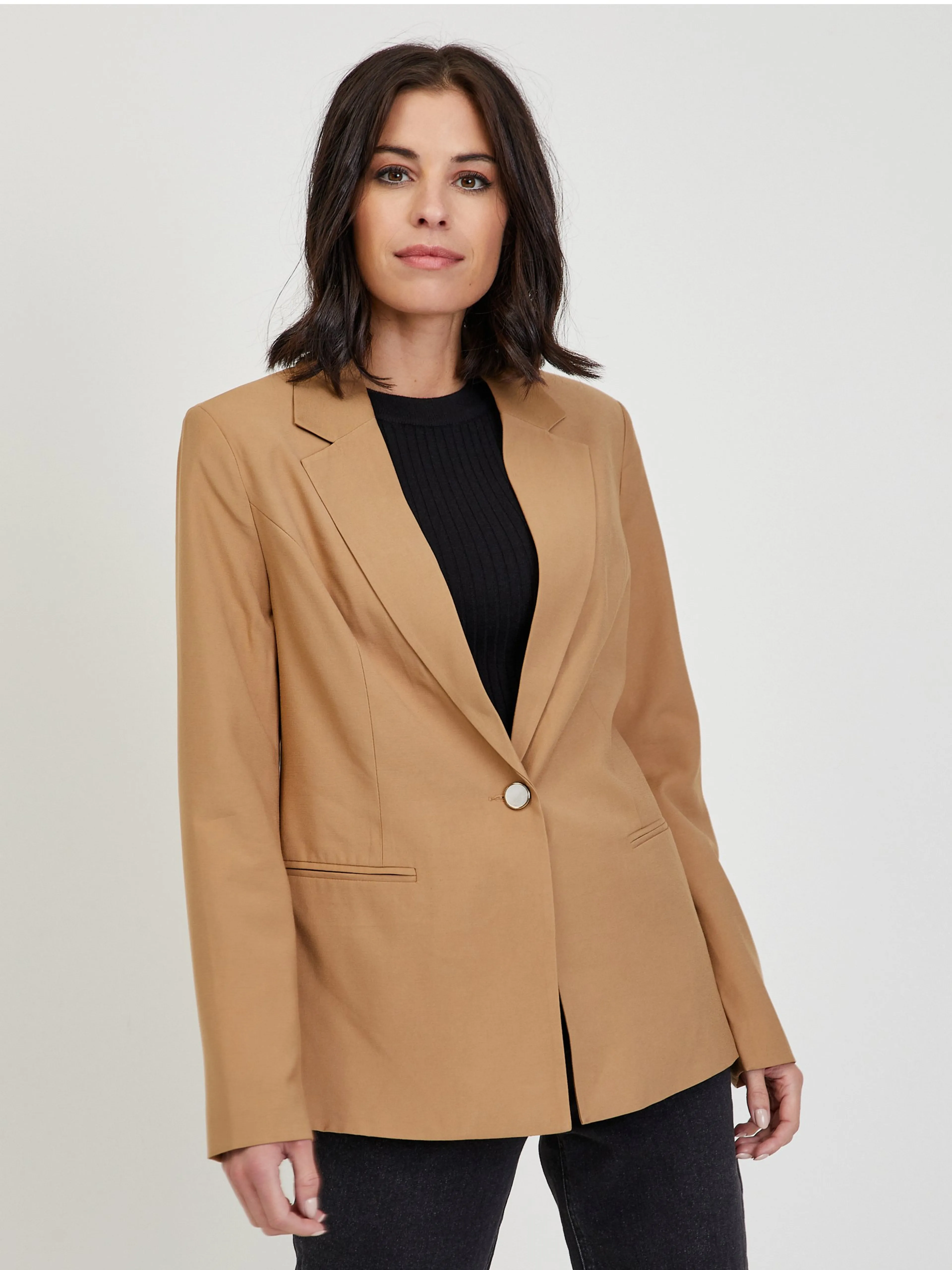 Hellbraune Damenjacke ORSAY