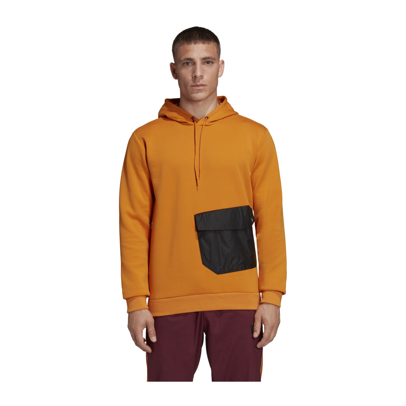 adidas Pocket Hoody Gelb Schwarz