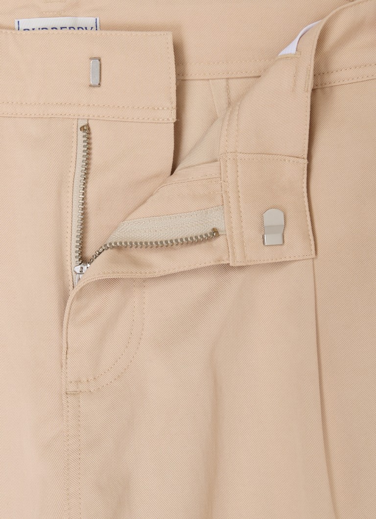 Pantaloni largi Burberry Carven Lyocell Blend
