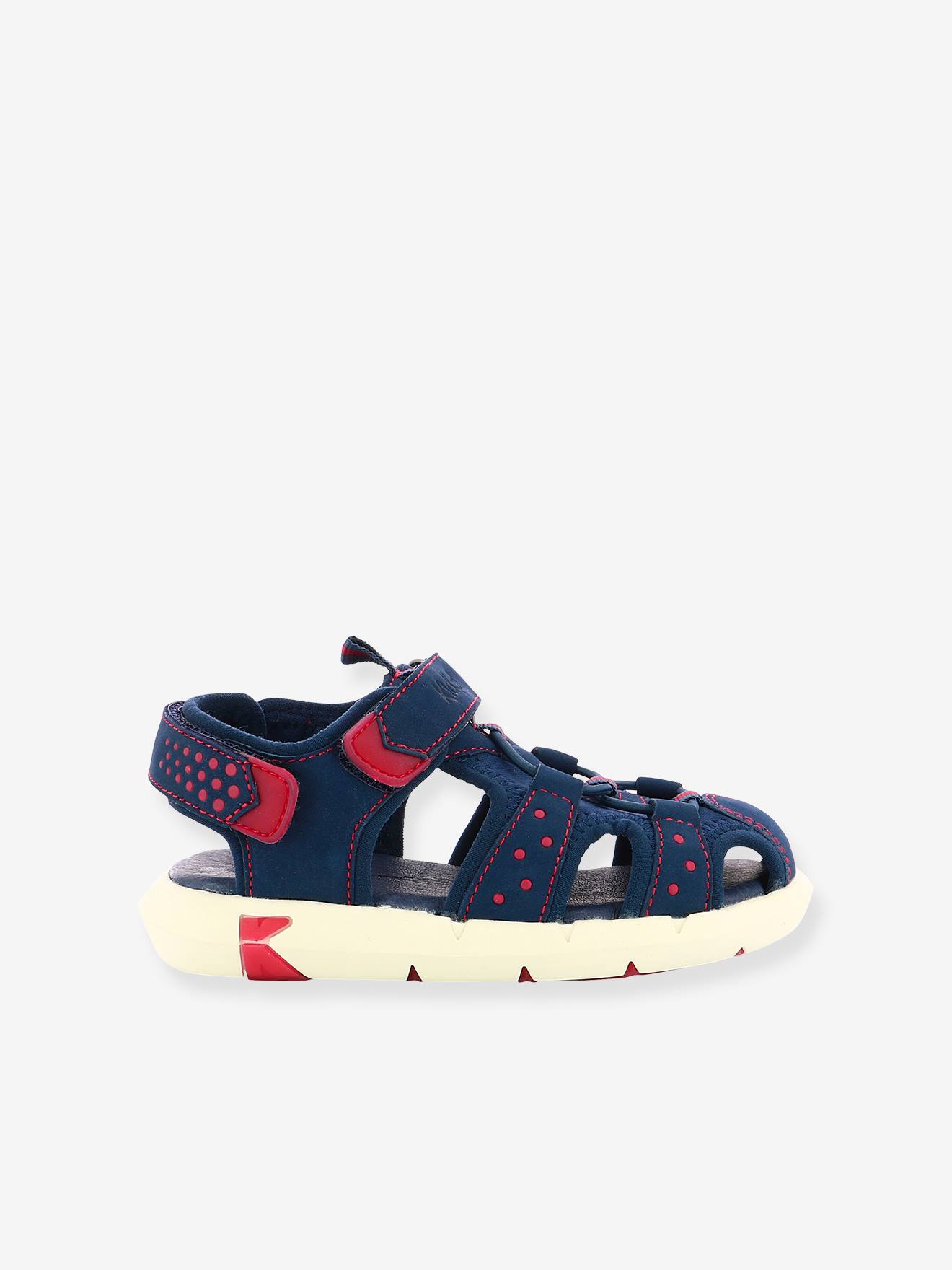 Sandales cuir enfant Jumange KICKERS® marine