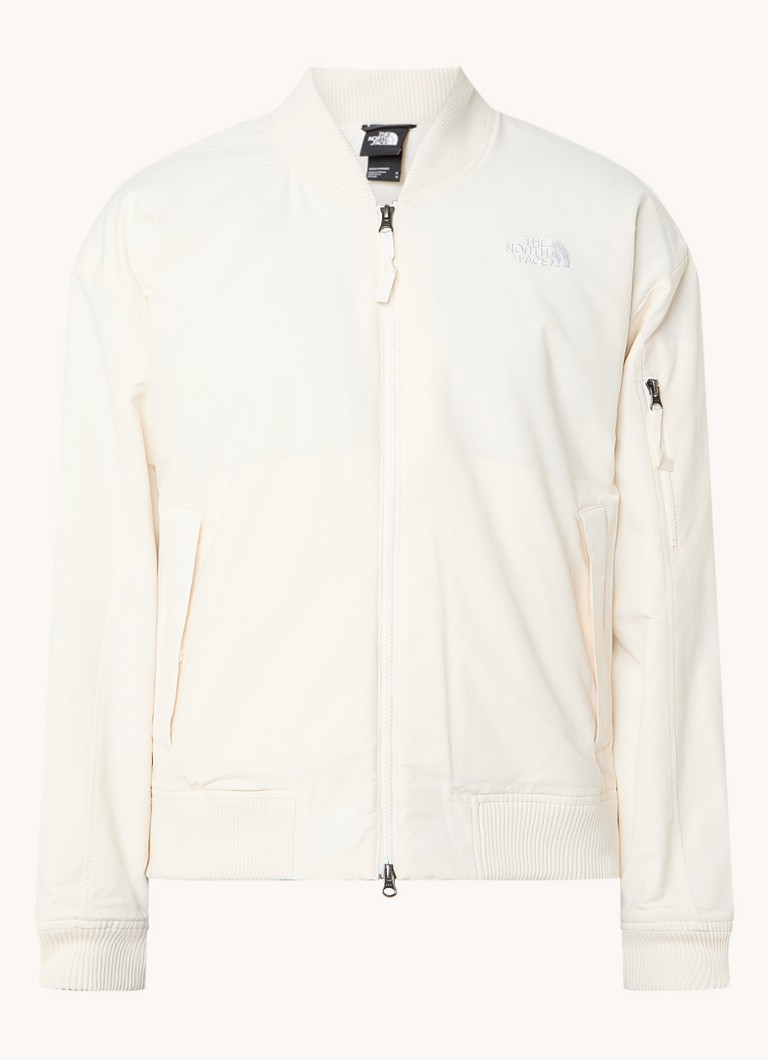The North Face Bomber jacket with zip pockets and logo